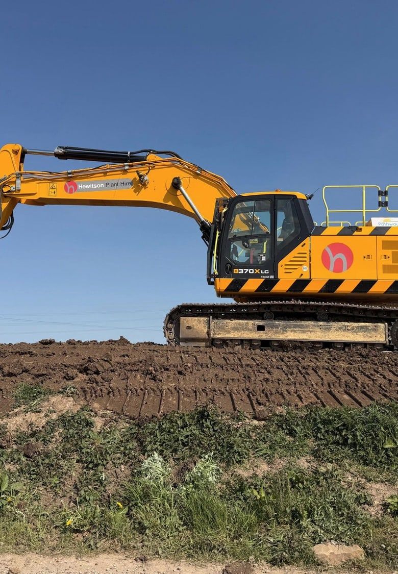 Hewitson Plant Hire excavator
